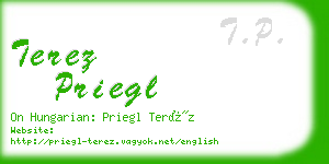 terez priegl business card